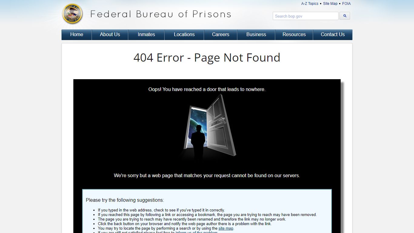 Inmate Locator - BOP: Federal Bureau of Prisons Web Site